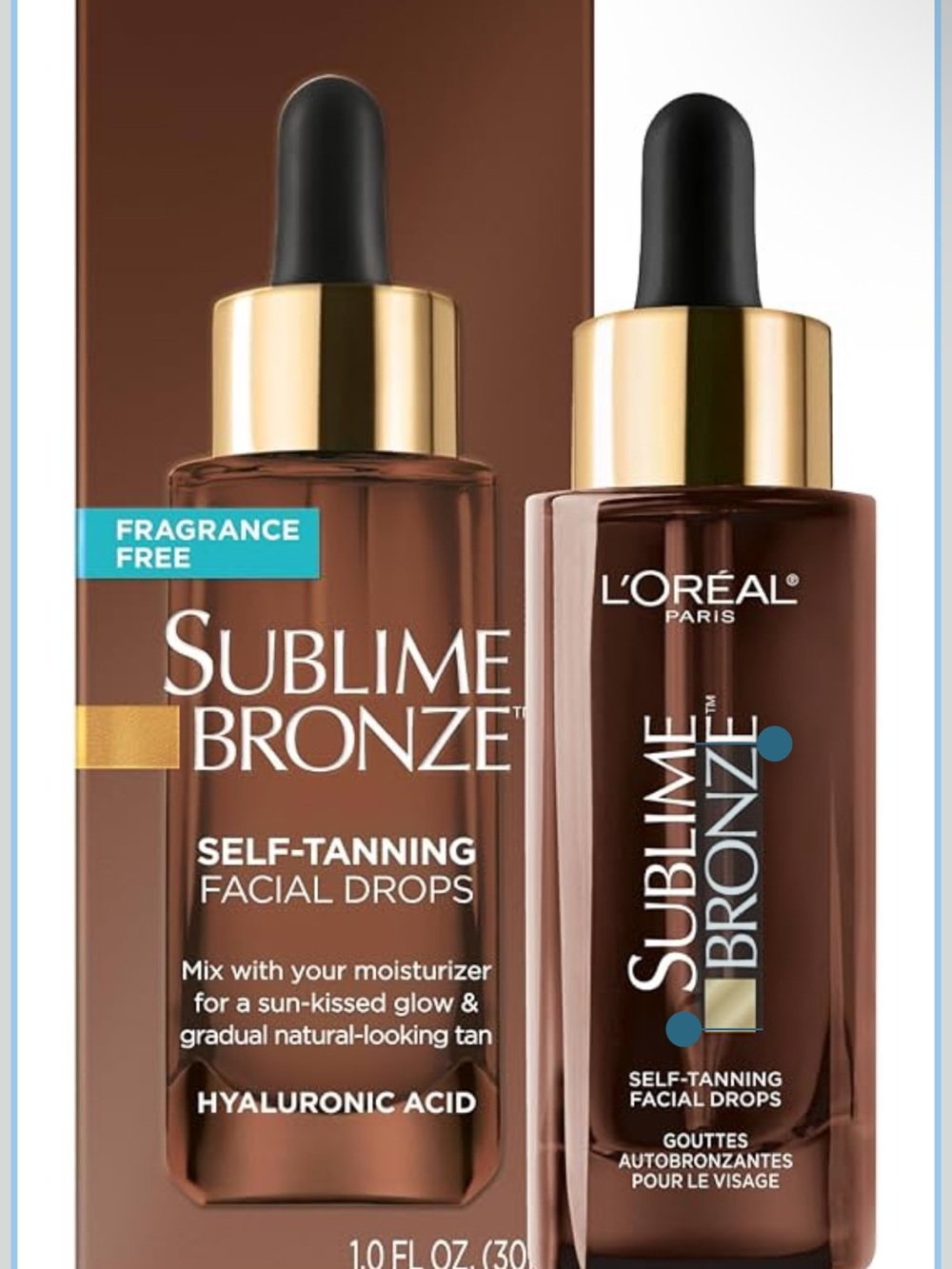 L’Oréal ~Sublime Bronze Self-Tanning Facial Drops - Bronze